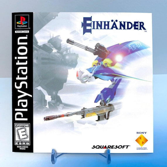 Einhander - Reproduction Game Manual - Sony Playstation - Etsy