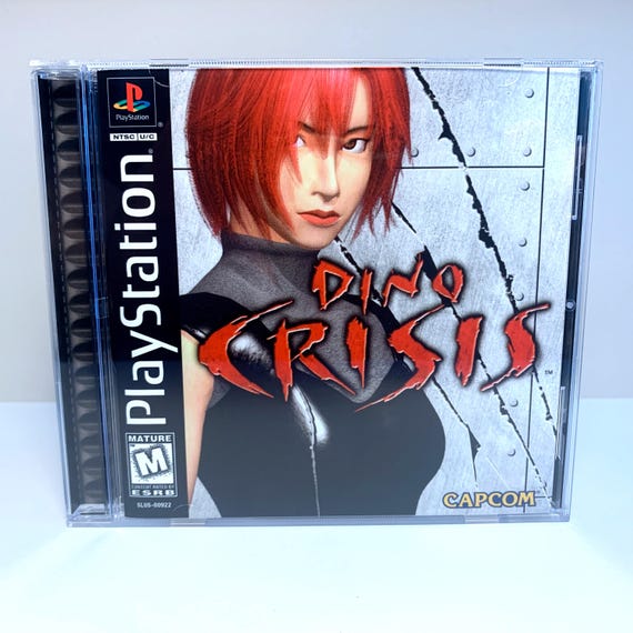 Dino Crisis - Reproduction Game Case + Manual - Sony Playstation