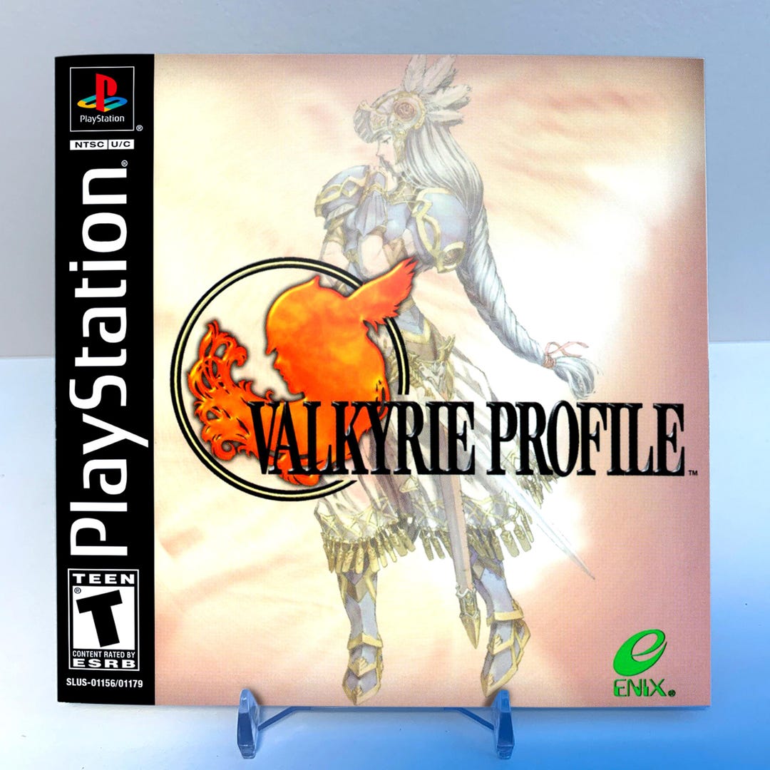 Valkyrie Profile Reproduction Game Manual Sony Playstation