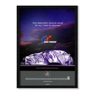 POSTER : GRAN Turismo Playstation Sony PLV Display PS1 Promo ~60cm Long