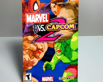 Marvel VS. Capcom 2 - Reproduction Game Manual - Sony PlayStation 2