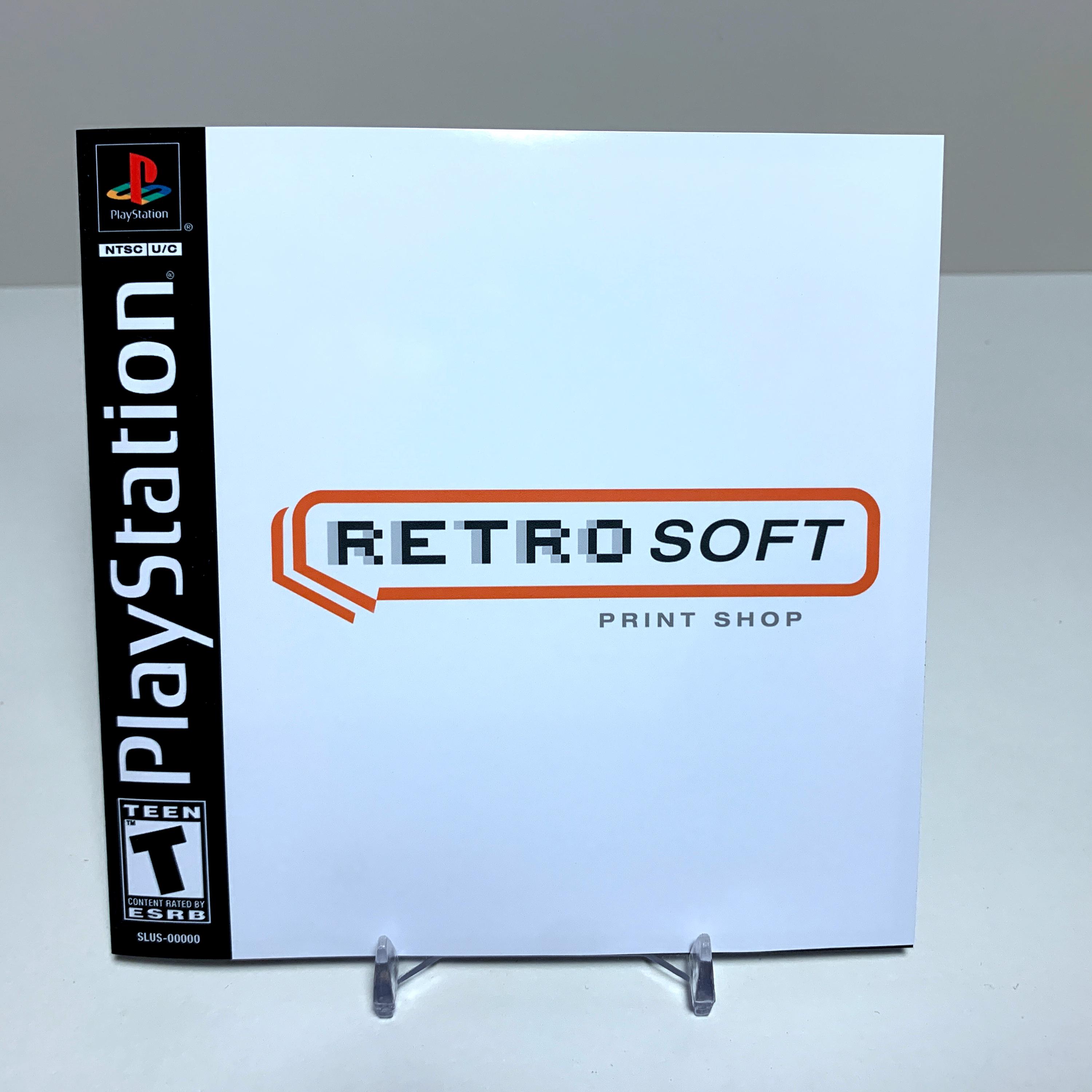 CUSTOM REQUEST - Reproduction Game Manual - Sony PlayStation