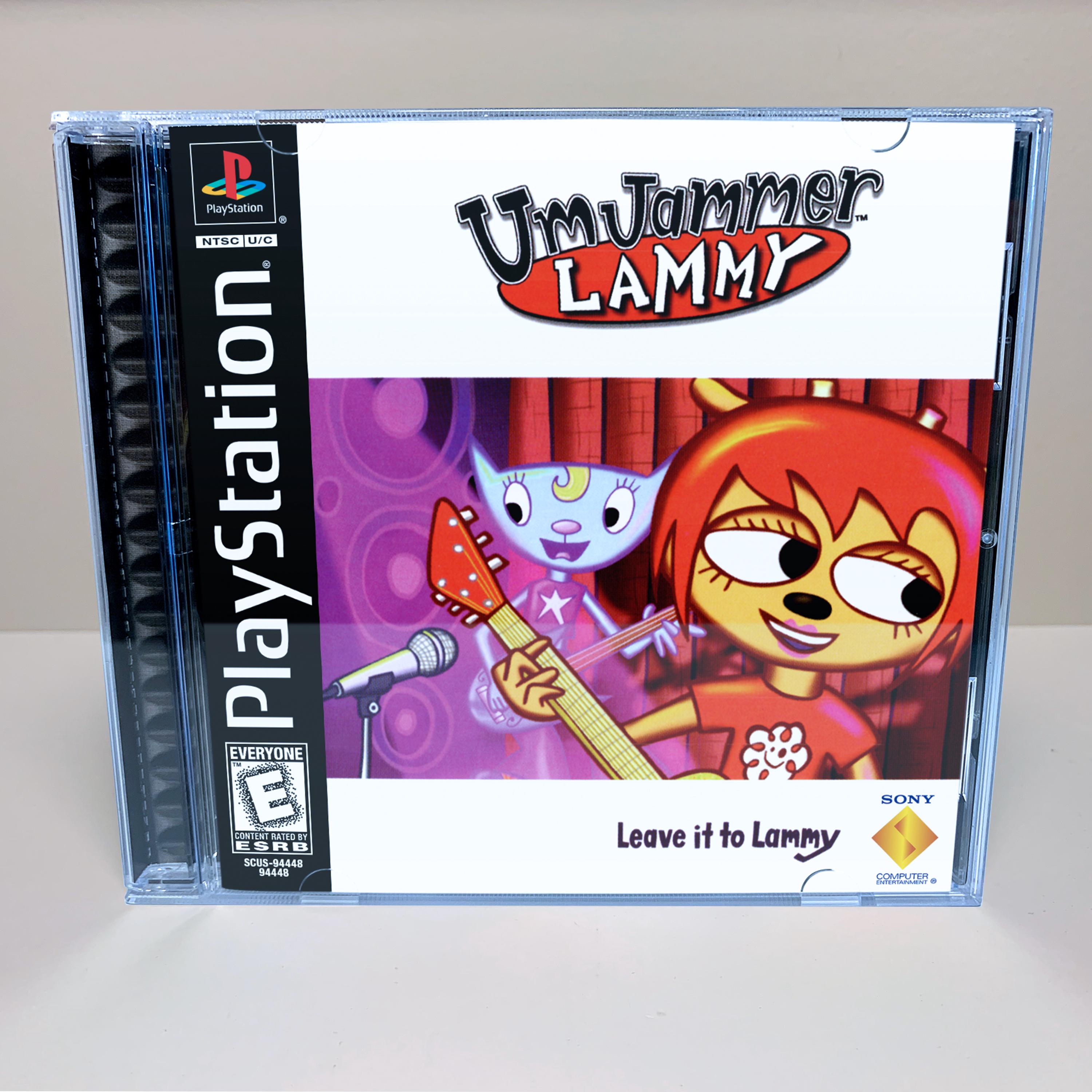 Um Jammer Lammy - Reproduction Game Case + Manual - Sony