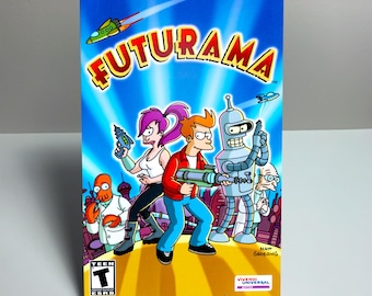 Futurama - Reproduction Game Manual - Sony PlayStation 2