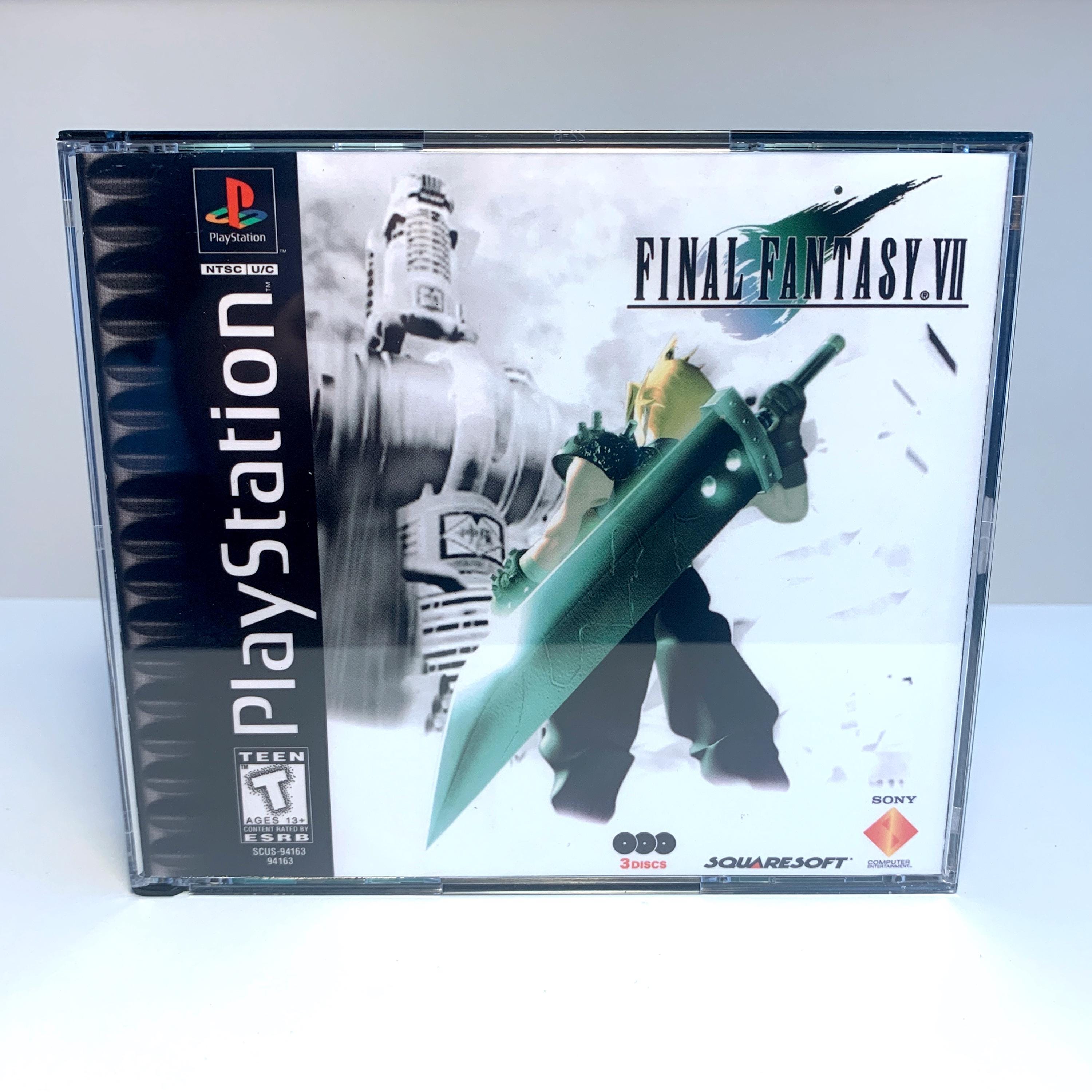 Final Fantasy 7 - Reproduction Game Case - Sony Playstation (NO
