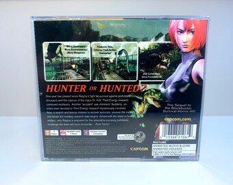 Dino Crisis 2 - Reproduction Game Case + Manual - Sony Playstation