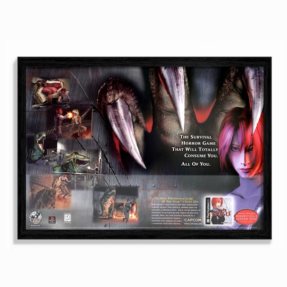 Dino Crisis - Reproduction Poster/print Ad - Sony Playstation - Etsy