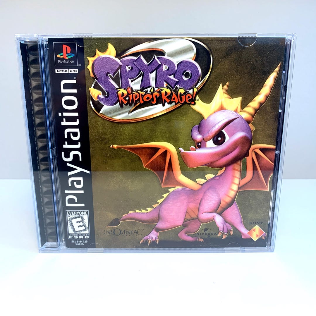 Spyro 2: Ripto's Rage - Reproduction Game Case - Sony Playstation (NO ...