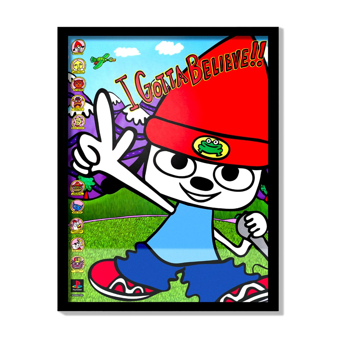 Parappa the Rapper - Reproduction Poster/manual - Sony Playstation - Etsy