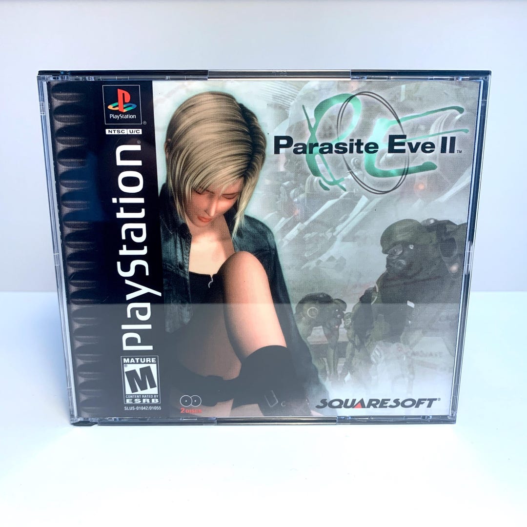 Parasite Eve 2 - Reproduction Game Case + Manual - Sony