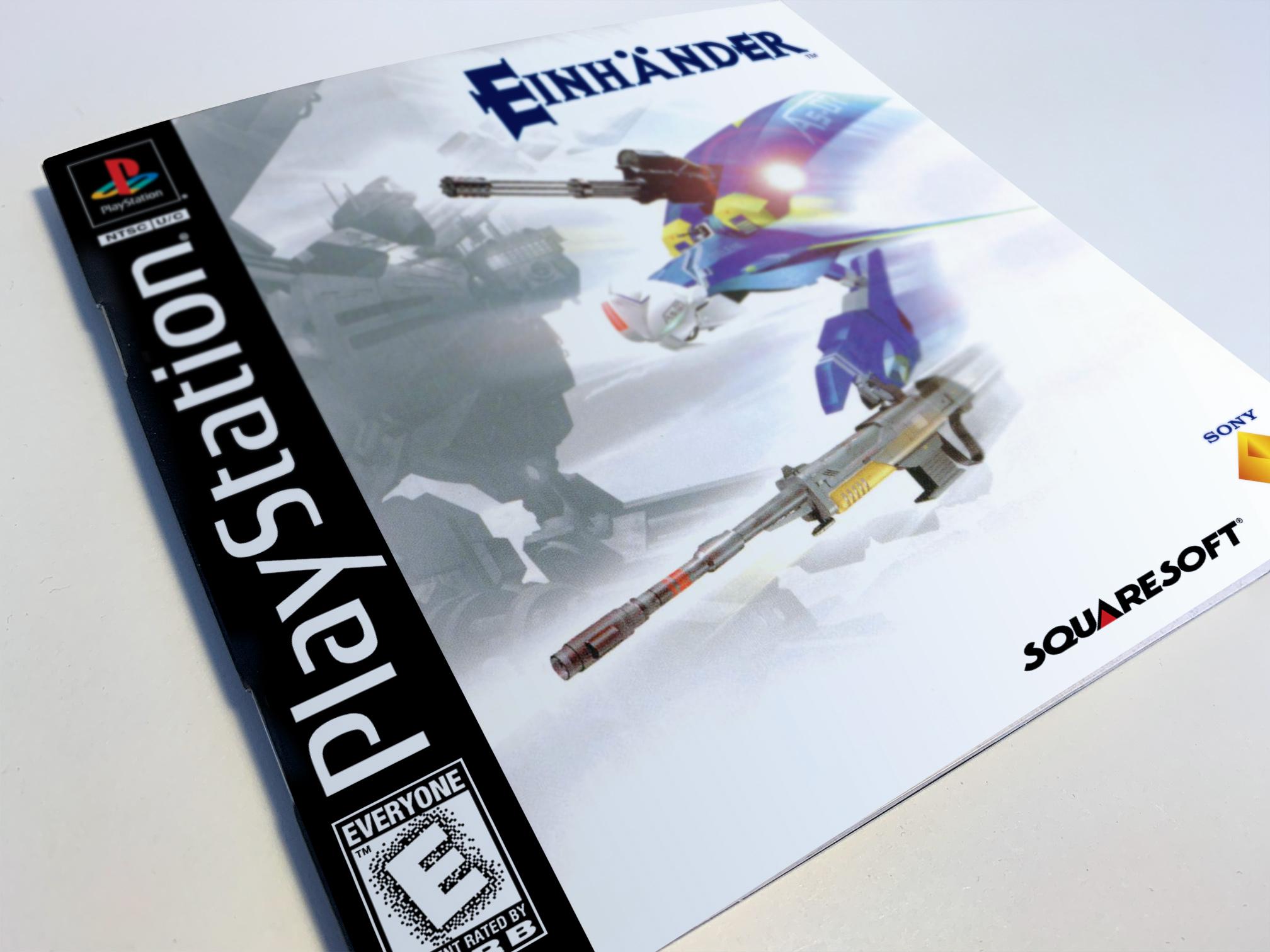 Einhander - Reproduction Game Manual - Sony Playstation - Etsy