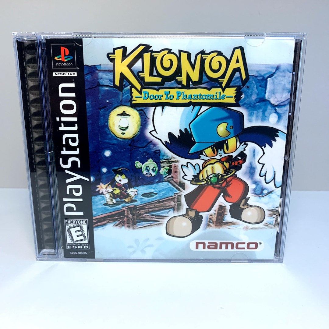 Klonoa - Door to Phantomile - Reproduction Game Case + Manual