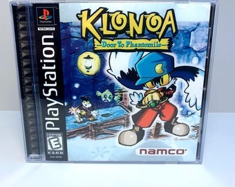 Klonoa - Door to Phantomile - Reproduction Game Case + Manual
