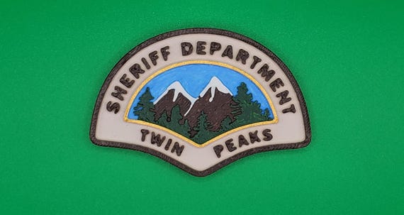 Twin Peaks Sheriff Department Badge Magnet (david Lynch, Harry