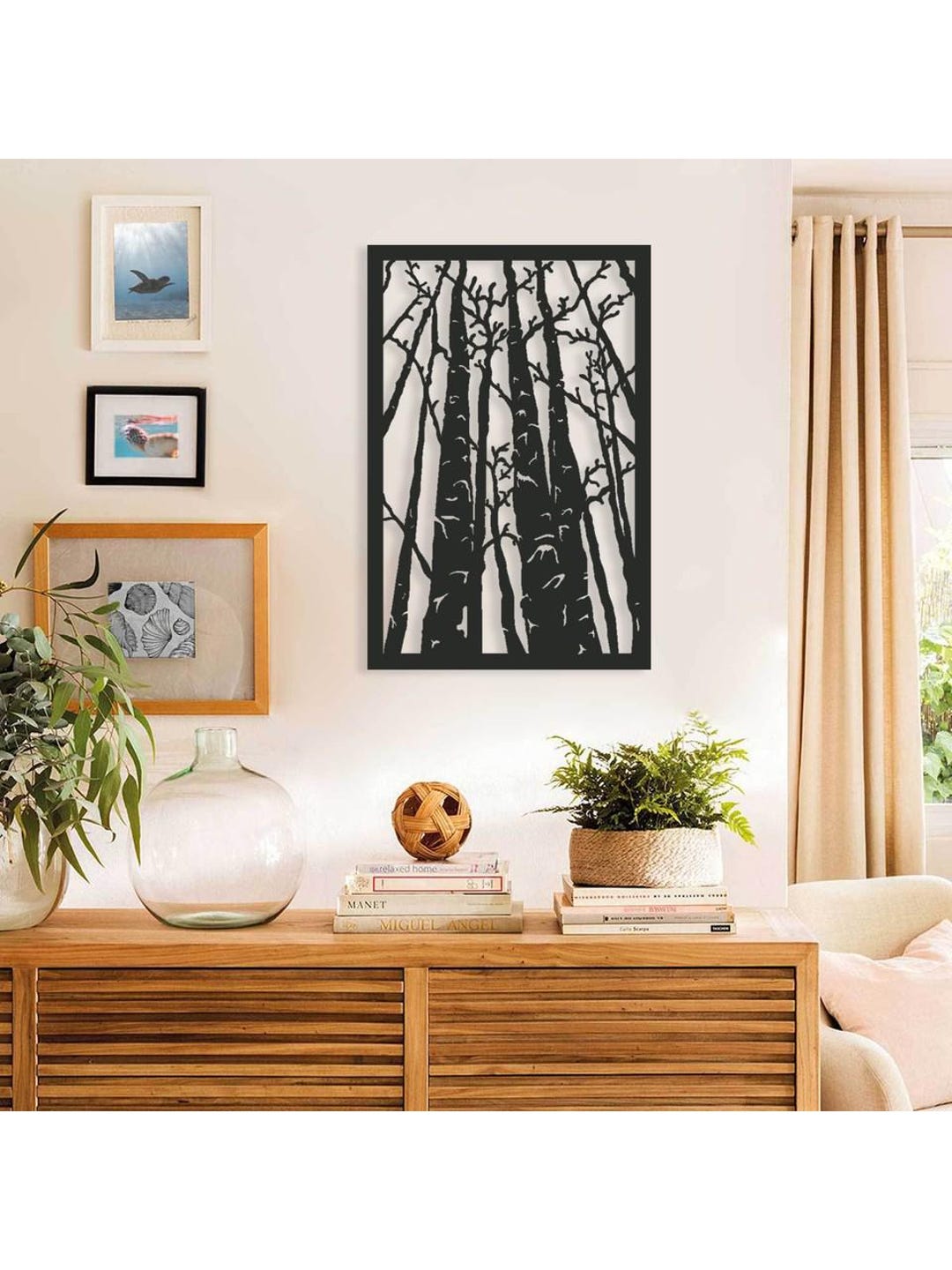 Tree Forest Dxf Png Files Tree Forest Cutting, Filing, For, Cnc, Plasma ...