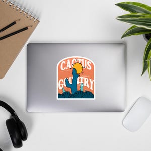 Cactus Country Saguaro Cactus Sticker