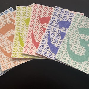 Set artistico OM Blotter / om Blotter art 100 buvards / 9 cm x 9 cm / blotter art / LSD FREE / Carta LSD / Foglio artistico acido / Vintage Papel secante