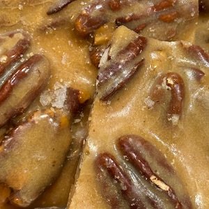 Bourbon Pecan Brittle 8 oz