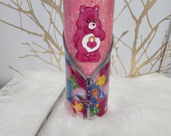 Care Bear Resin Tumbler: 20oz Cold/Hot Drinkware - Fan Gift
