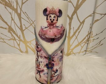 Minnie Mouse Resin Tumbler: 20oz Cold/Hot Drinkware - Fan Gift