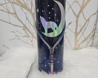 Starry Night Resin Tumbler: 20oz Cold/Hot Drinkware - Fan Gift