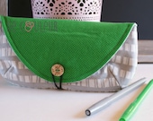 Pencil case, cosmetic case, pouch, small, fabric, cotton