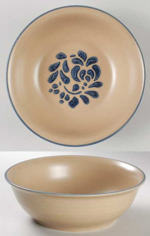 Pfaltzgraff Folk Art Stoneware Coupe Soup/Cereal Bowl Design Etsy