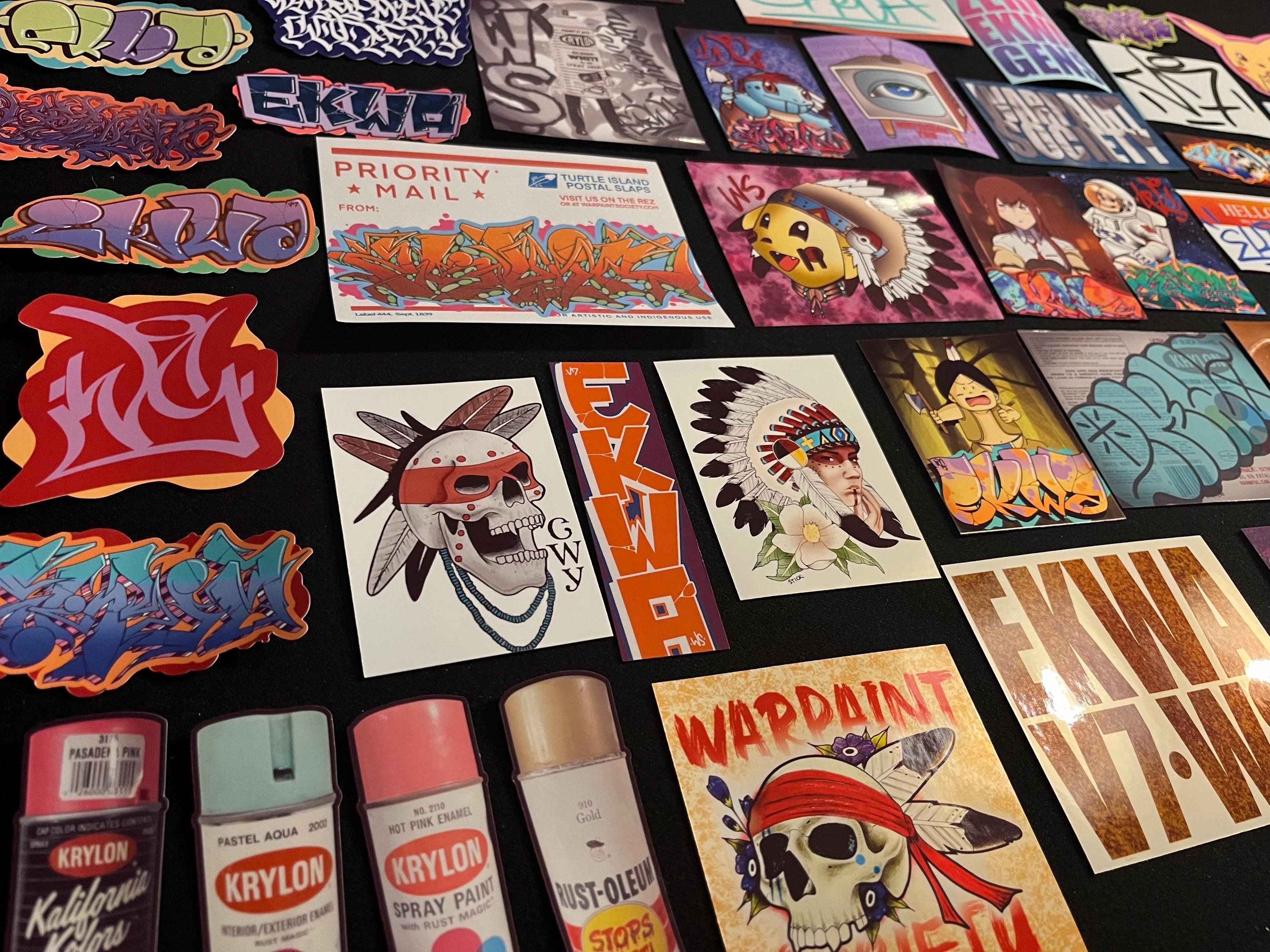 Grafa Sticker Graffiti Sticker Pack by Artist “ekwa One” - 25 or 50 Pack - Graffiti ...
