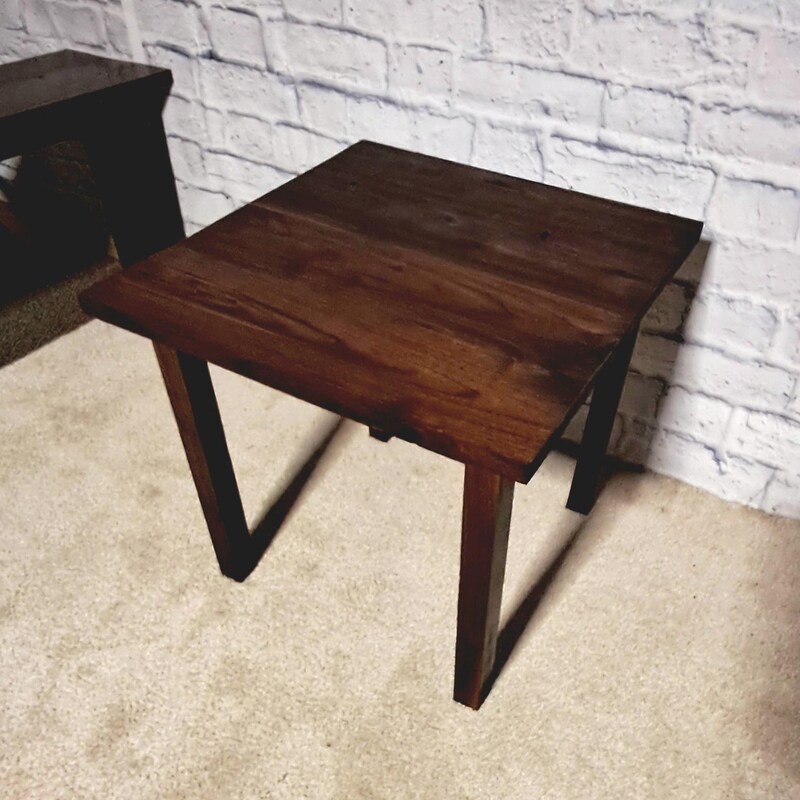 Walnut End Tables - Etsy