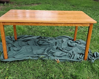 Solid Handmade American Cherry Wood Desk / Table 24x44