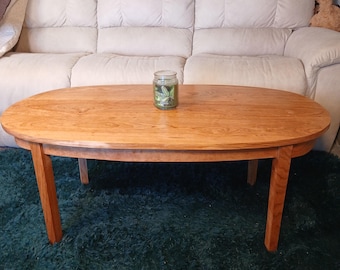Solid Cherry Wood Coffee Table