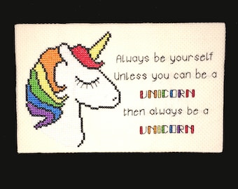 Unicorn Cross Stitch Pattern