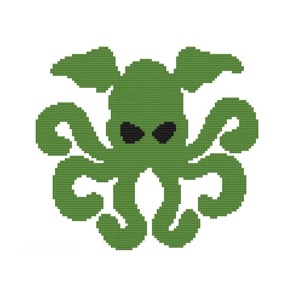 H.p. Lovecraft Cross Stitch Etsy