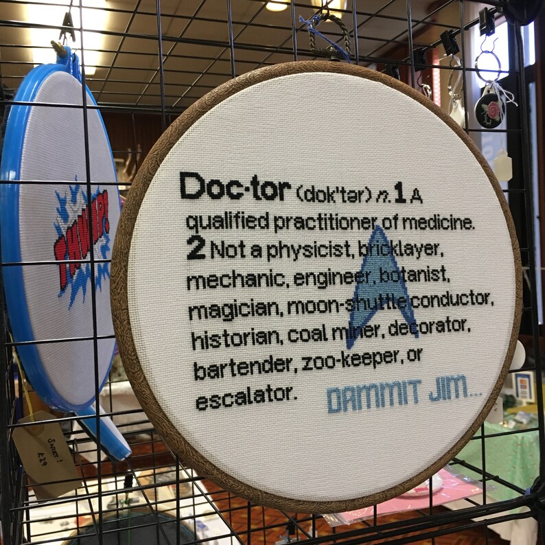 Doctor Definition Cross Stitch Pattern - Etsy