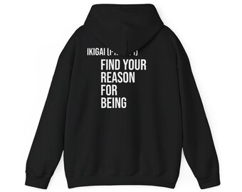 Japanese Concept Unisex Hoodie Set, Mindfulness Gift, Softstyle Sweatshirt Collection, 7 Shirt Series