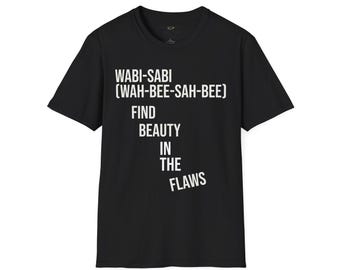 Japanese Concept T-Shirt Collection, Unisex Softstyle Shirt Set, Mindfulness Gift , 7 Shirt Series