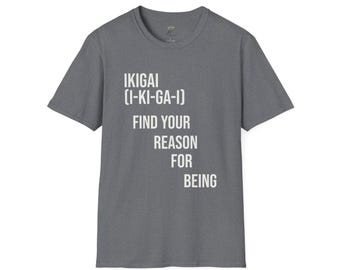 Japanese Concept T-Shirt Collection, Unisex Softstyle Shirt Set, Mindfulness Gift , 7 Shirt Series