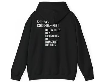 Japanese Concept Unisex Hoodie Set, Mindfulness Gift, Softstyle Sweatshirt Collection, 7 Shirt Series