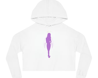 Women Cropped Hooded Sweatshirt