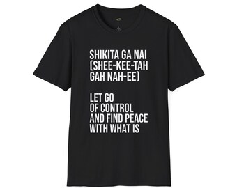 Japanese Concept T-Shirt Collection, Unisex Softstyle Shirt Set, Mindfulness Gift , 7 Shirt Series