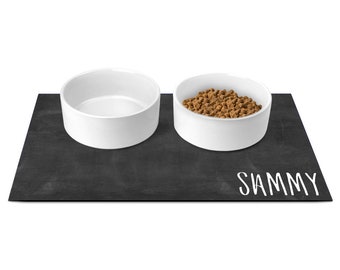 small dog bowl mat