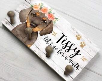 Artisan Metal Shop Gifts /& Awards Golden Retriever Dog Leash Hanger Key Rack -Small 6 inch wide Sm