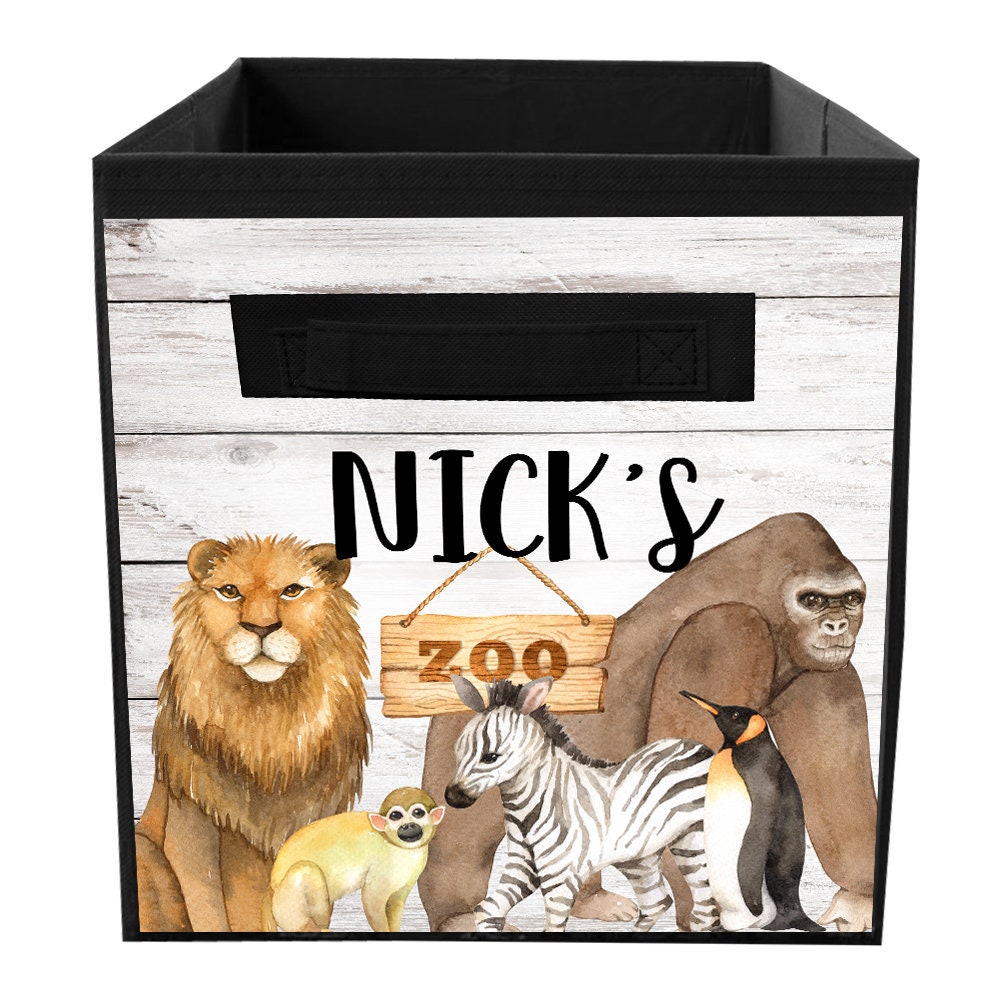 Kids Personalized Storage Bins Etsy