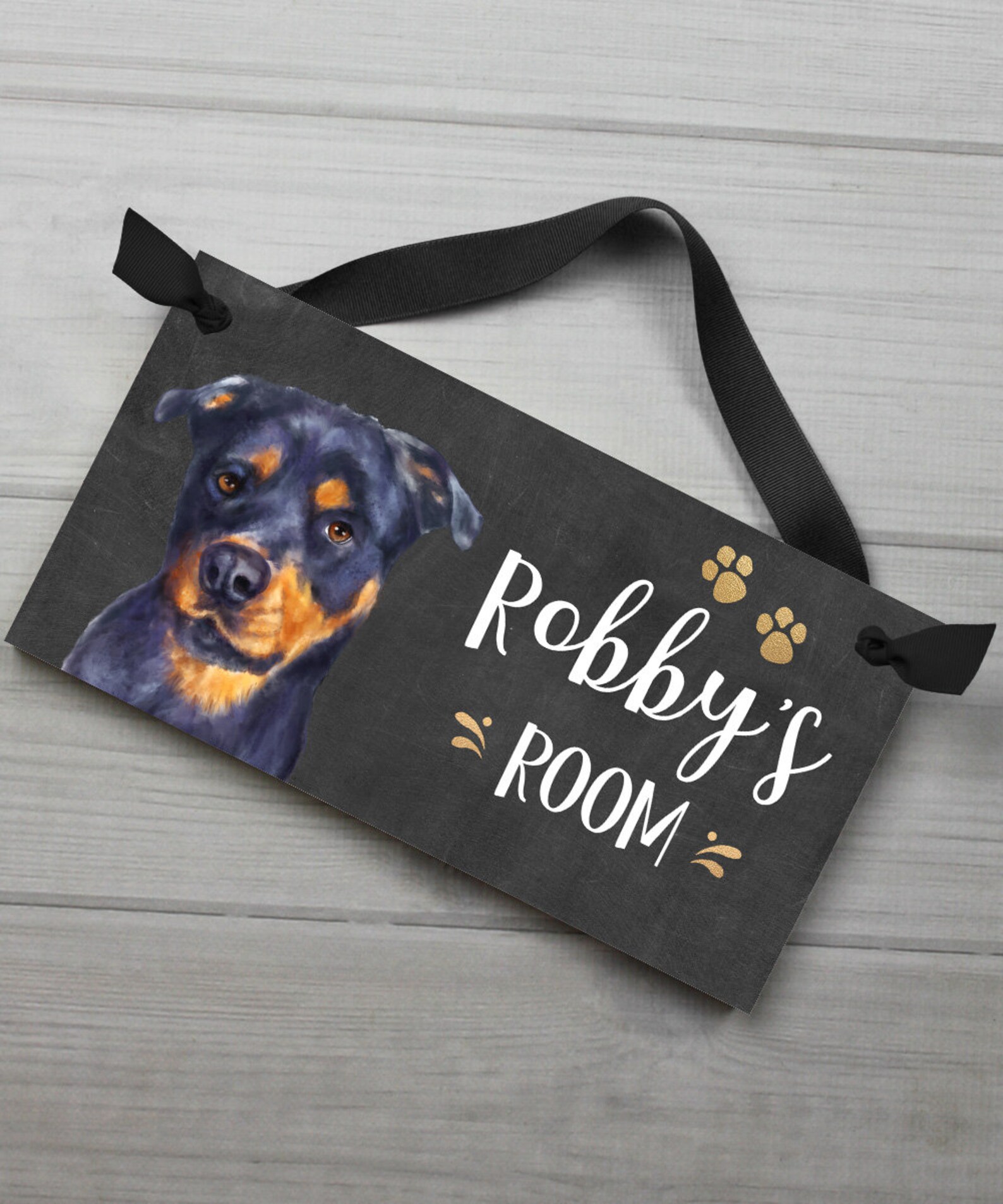 Rottweiler Pet DOOR SIGN Bedroom Nursery Wall Art Decor PP0209 Etsy
