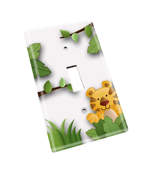 Ocean Creatures Kids Bathroom Bedroom Light Switch Cover LS0035 Single Outlet