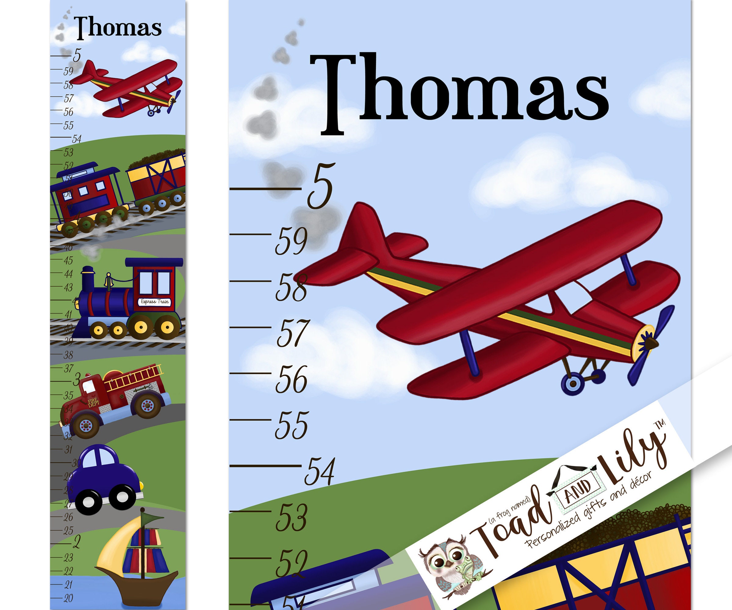 Thomas The Train Growth Chart