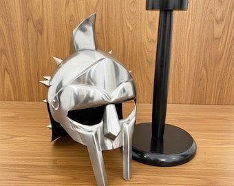 Maximus Gladiator Helmet – 300 Movie Replica with Stand