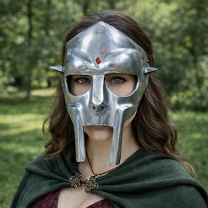 MF DOOM Mask Replica | Metal Rapper Mask | Hip Hop Cosplay Helmet