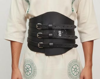Leather Arming Belt | Medieval Knight Costume
