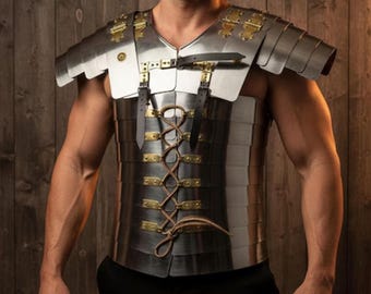 Lorica Segmentata, Medieval Roman Armor, LARP Costume - Collectible Replica